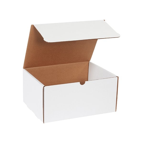 12 1/8 x 9-1/4 x 6'' White Literature Mailers, 50PK